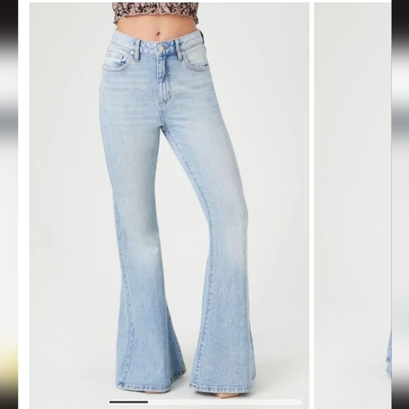 NWT Forever 21 Flare High-Rise Jeans 26 - Picture 2 of 6